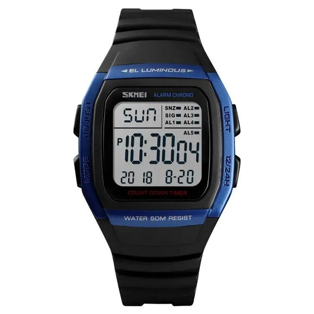 SKMEI Fashionable Waterproof Digital Watch for Outdoor Activities