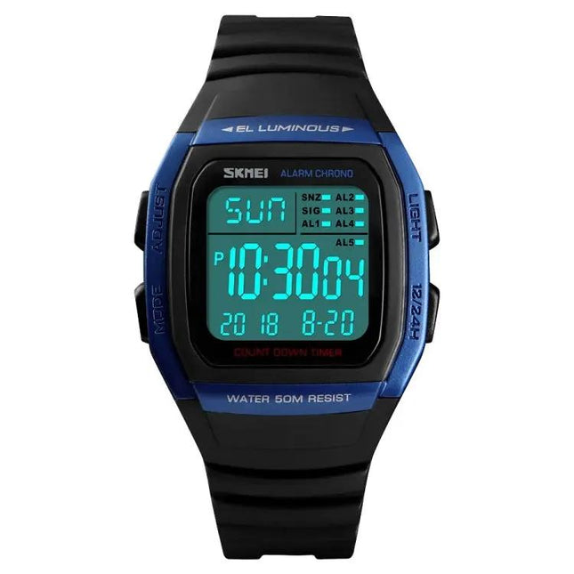 SKMEI Fashionable Waterproof Digital Watch for Outdoor Activities