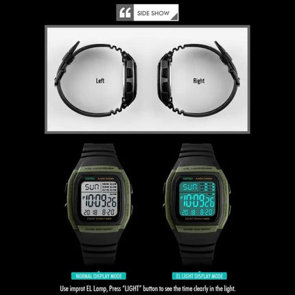 SKMEI Fashionable Waterproof Digital Watch for Outdoor Activities | Syndmart