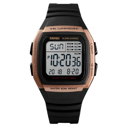 SKMEI Fashionable Waterproof Digital Watch for Outdoor Activities | Syndmart