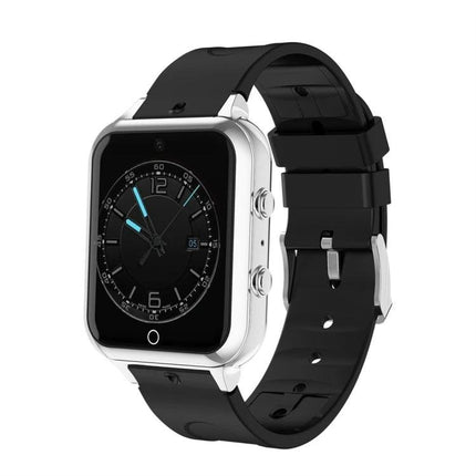 Daily Bracelet for Everyday Health and Activity Tracking sleek black fitness tracker showing analog-style watch face and silicone band