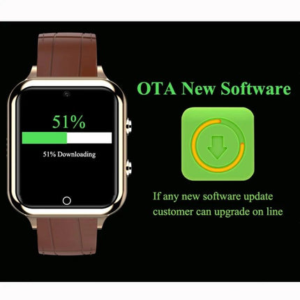 Daily Bracelet for Everyday Health and Activity Tracking showing OTA software update screen with 51% downloading and update icon