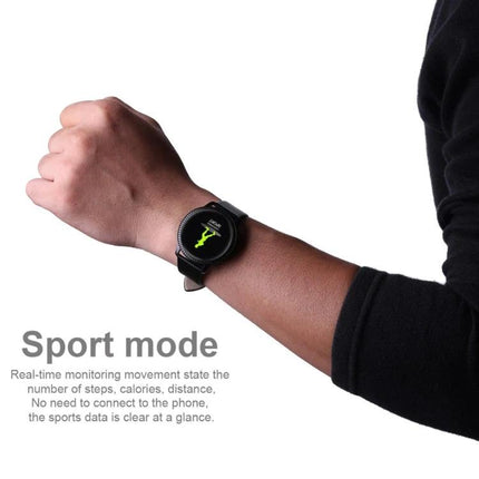 Keep track of daily activities with a practical smartwatch on wrist showing sport mode and step tracking