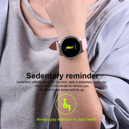 Keep track of daily activities with a practical smartwatch on wrist showing sedentary reminder and activity tracking
