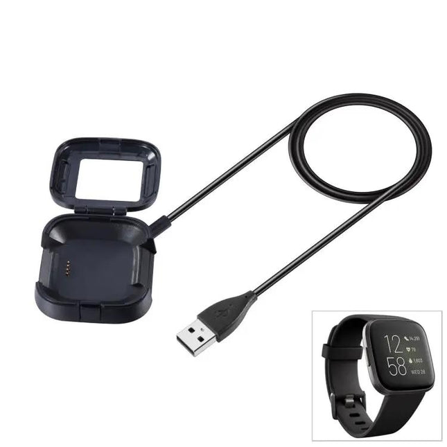Fitbit Versa 2 USB Charging Cable 90cm Replacement Cord