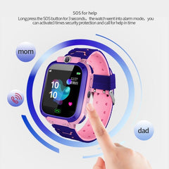 Kids' Smartwatch Q12B with 1.44" Color Display, LBS Tracking, SOS Function, and Two-Way Calling