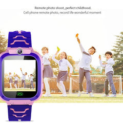 Kids' Smartwatch Q12B with 1.44" Color Display, LBS Tracking, SOS Function, and Two-Way Calling