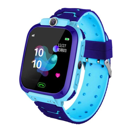 Children's Smartwatch for Everyday Kid Safety Monitoring - blue kids GPS watch with camera and app tracking