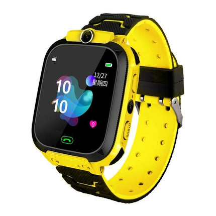 Children's Smartwatch for Everyday Kid Safety Monitoring - yellow kids GPS watch with camera and touchscreen for location tracking