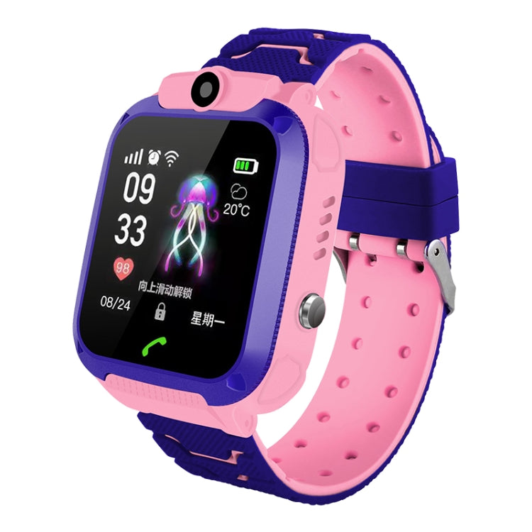 Montre connectée Q120 pour enfants avec écran couleur de 1,44 pouce, étanchéité IP67, prise en charge du positionnement LBS / numérotation bidirectionnelle / premiers secours à une touche / surveillance vocale / application Setracker