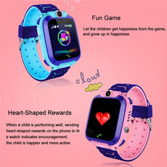 Kids' Q12 1.44" Color Screen Smartwatch - LBS Tracking, Two-Way Calling, SOS, Voice Monitoring, Setracker App Compatible