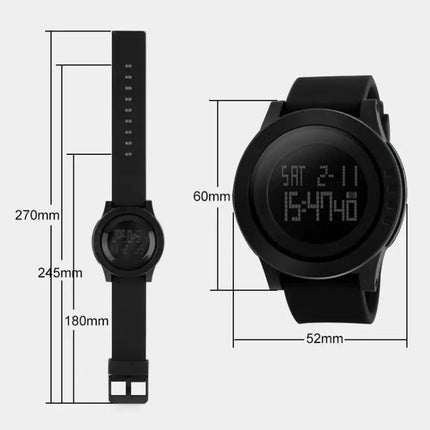 Montre numérique étanche SKMEI pour homme, conçue pour une utilisation en extérieur