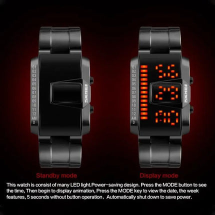 SKMEI Waterproof Men's Outdoor Digital Sports Watch | Syndmart