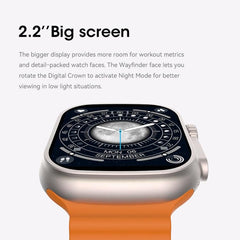 WIWU SW01 Ultra 1.9" IPS Waterproof Smart Watch with Heart Rate and Fitness Tracking