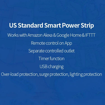 WiFi Smart Power Plug with Remote Control and Timer Feature - remote app control, scheduling, timer, energy saving