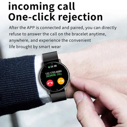 Steel Band Smart Watch for Everyday Health and Activity Tracking