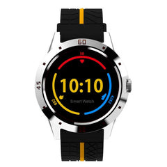 Reloj inteligente N6 con pantalla TFT de 1,3 pulgadas MTK2502C Bluetooth 4.0, correa de silicona, compatible con monitor de frecuencia cardíaca, podómetro, monitor de sueño y recordatorio de sedentarismo