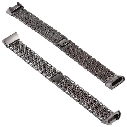 Fitbit Charge 3 Stainless Steel Diamond Studded Band