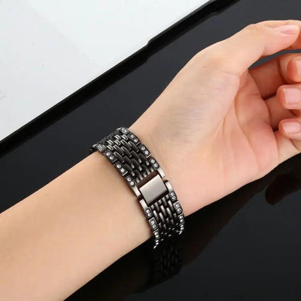 Fitbit Charge 3 Stainless Steel Diamond Studded Band