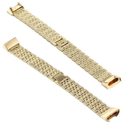 Fitbit Charge 3 Stainless Steel Diamond Studded Band