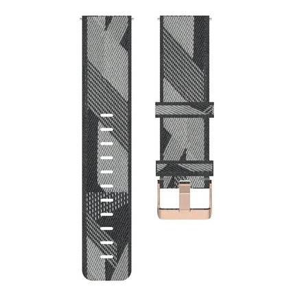 20mm Nylon Stripe Watch Band For Galaxy Watch 42mm