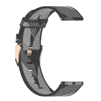 20mm Nylon Stripe Watch Band For Galaxy Watch 42mm