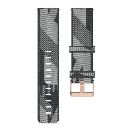 22mm Stripe Nylon Watch Band For Galaxy Watch 46mm