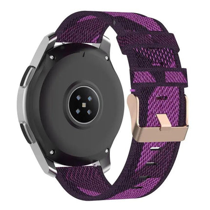 22mm Stripe Nylon Watch Band For Galaxy Watch 46mm