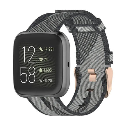 23mm Nylon Watch Band for Fitbit Versa, Versa Lite, Versa 2