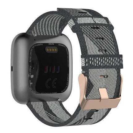 23mm Nylon Watch Band for Fitbit Versa, Versa Lite, Versa 2