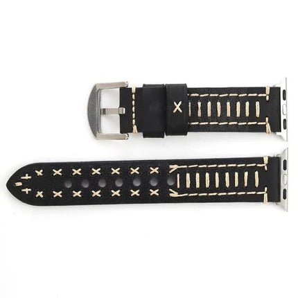 Leather Watch Band For Apple Watch 38/40/41/42mm Brown