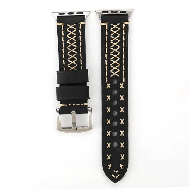 Genuine Leather Watch Band For Apple Watch 49/45/44mm