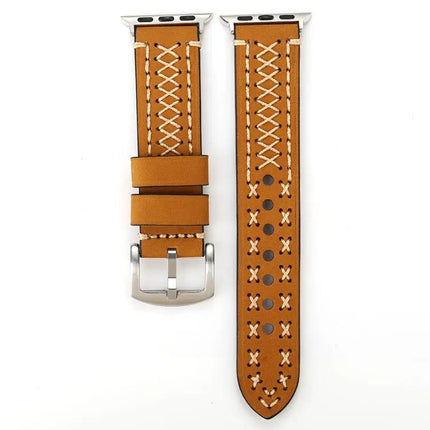 Genuine Leather Watch Band For Apple Watch 49/45/44mm