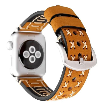 Genuine Leather Watch Band For Apple Watch 49/45/44mm