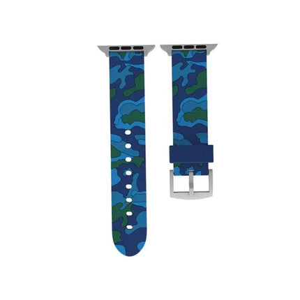 Camouflage Silicone Watch Band For Apple Watch 38mm