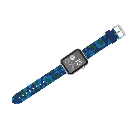 Camouflage Silicone Watch Band For Apple Watch 38mm