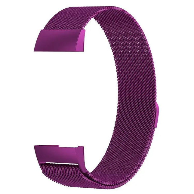 Stainless Steel Magnetic Watch Band Fitbit Charge 3 18mm