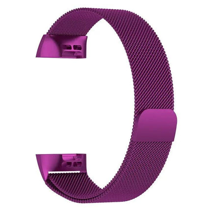 Stainless Steel Magnetic Watch Band Fitbit Charge 3 18mm
