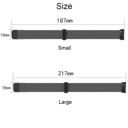 Magnetic Stainless Steel Band For Fitbit Charge 3 217x18mm