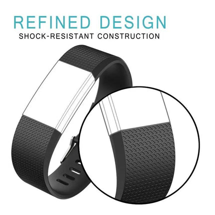 Adjustable Square Pattern Sport Band For Fitbit Charge 2 L