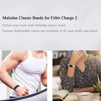 Adjustable Square Pattern Sport Band For Fitbit Charge 2 L