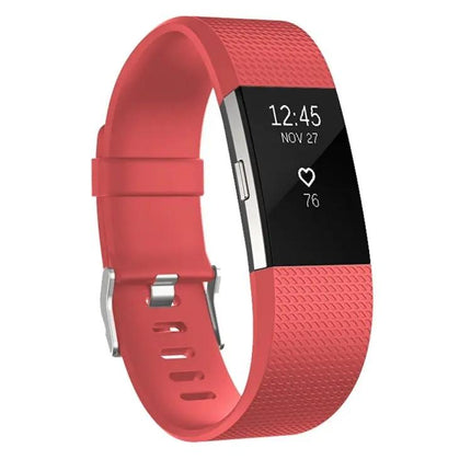 Adjustable Square Pattern Sport Band For Fitbit Charge 2 L