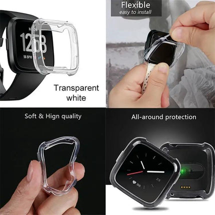 Soft Protective TPU Case for Fitbit Versa Smartwatch