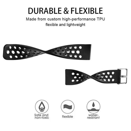 Silicone Venting Hole Replacement Band For Fitbit Versa