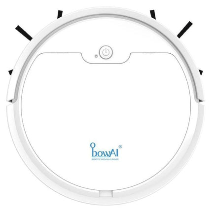 BOWAI OB8S Robot for Sweeping and Mopping Home Floors white top view robotic vacuum cleaner for pet hair and spills