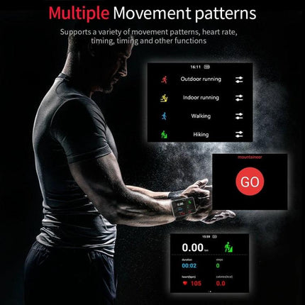 LOKMAT Smart Watch for Daily Connectivity and Activity Tracking showing multi-sport modes and wrist notifications on 2.88-inch screen