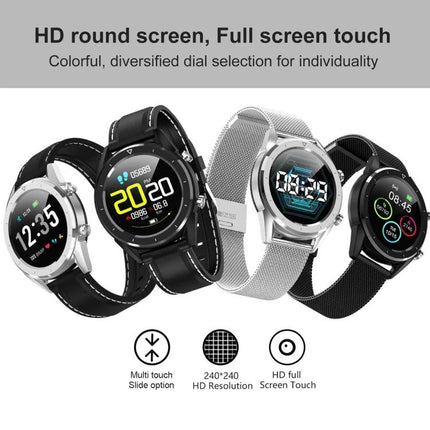 Smartwatch for Everyday Health Tracking and Notifications showing 1.54-inch 240x240 HD round screen and mixed bands for activity and call alerts
