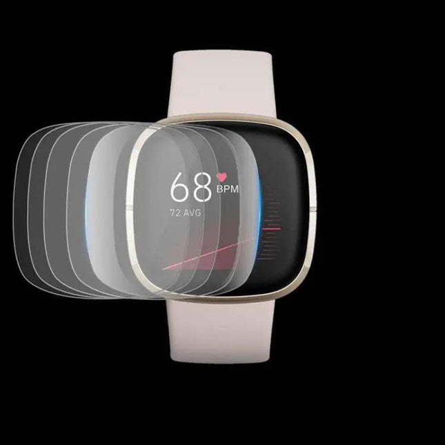 5-Pack TPU Screen Protectors For Fitbit Versa 3 Sense