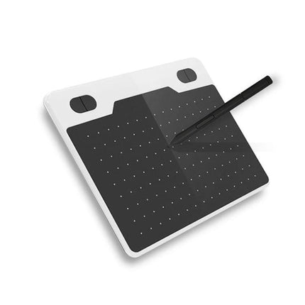 10Moons Drawing Tablet for Mobile and Tablet Devices — compact black drawing tablet with stylus and USB connectivity for sketching and photo editing