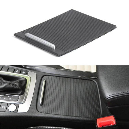 Center Console Cup Holder Cover Trim Left Driving Accessory - black ABS+PC+TPU replacement for Volkswagen left cup holder, easy no-cut install